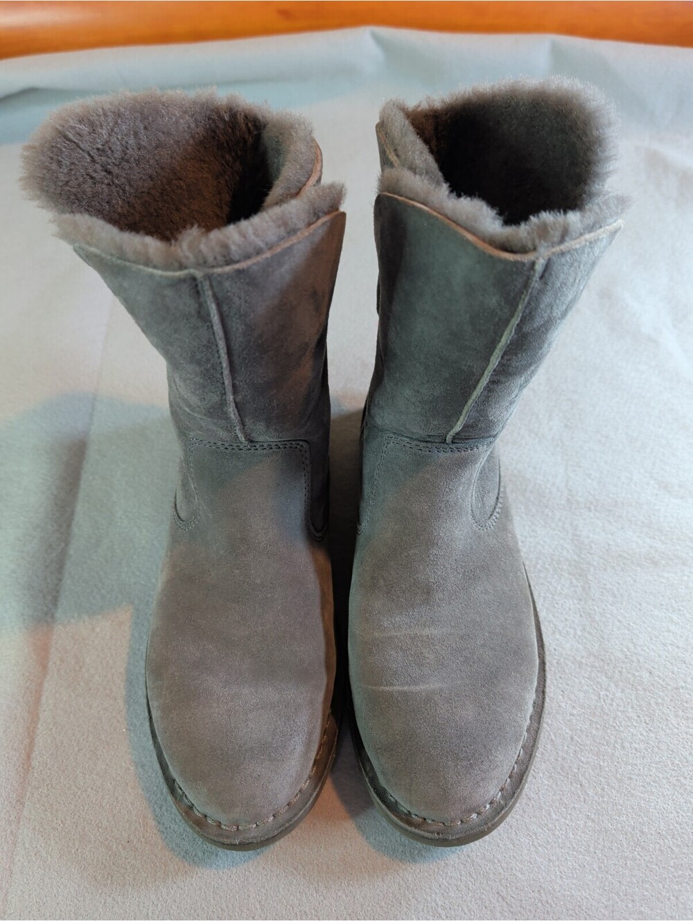 UGG Women's Jannika Charcoal Gray Suede Boot Size 7